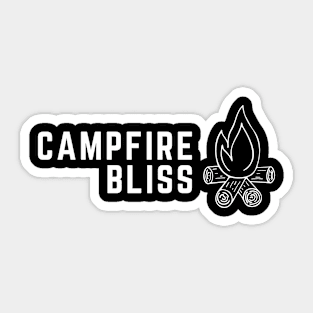 Campfire Bliss Camp Fire Sticker